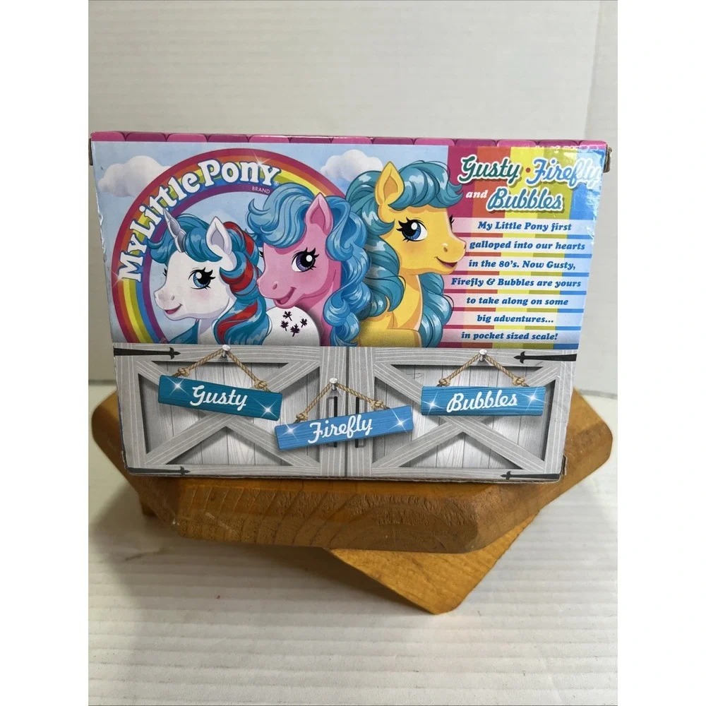 My Little Pony Mini Pony‎ Classics 3 Pack--Firefly, Gusty, Bubbles--New